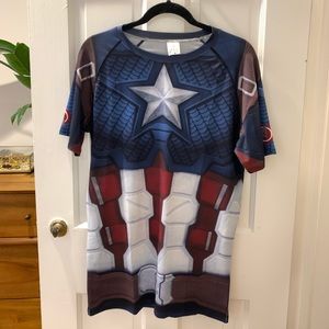 Men’s Captain America t-shirt costume